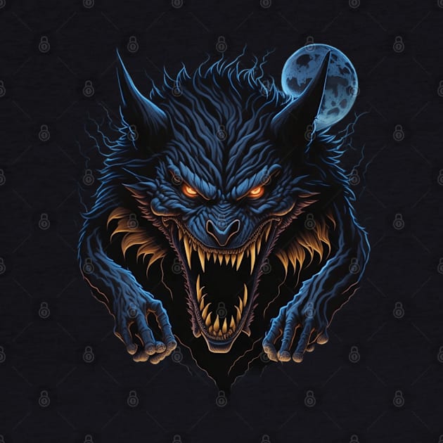 Halloween werewolf shirt by Crostreet